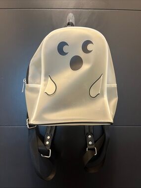 Clear Ghost Mini Backpack with Black Accents